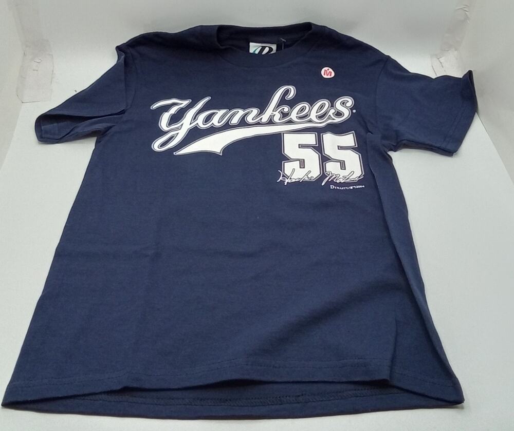 Vintage 2004 New York Yankees #55 Hideki Matsui Tee Youth Medium
